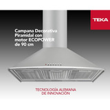 Campana Teka Dm975 S Piramidal Inox  90cm