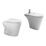 Combo Ferrum Marina Inodoro + Bidet De 1 Agujero