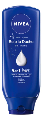 Nivea Crema Corporal Bajo La Ducha Nutritiva 250ml/241g