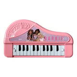 Mini Órgano Barbie Piano Musical Con Luz Y  Juguete Infantil