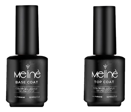 Base + Top Coat Semipermanente Gel Uv/led Meliné