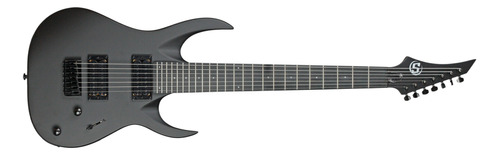 Guitarra 7c Baríton S By Solar Ab4.7c Preto Carbono Full