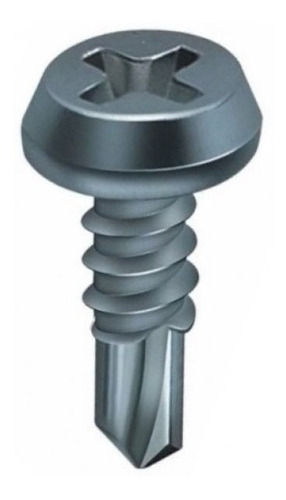 Tornillo Tel T1 7x7/16 Punta Mecha Pan Framing  10.000 Un.