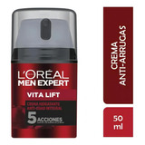 Crema Anti-arrugas L'oréal Hombre Vita Lift Men Expert 50 Ml