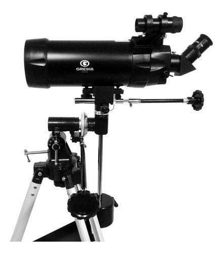 Telescópio Refletor Greika 1200mm Maksutov Mak-90 Com Tripé Cor Preto