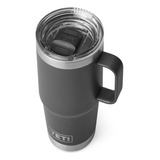 Taza Yeti Rambler Color Carbón 20 Onzas Acero Inoxidable