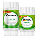 Kit Centrum Polivitamínicos Az Adulto 60 + 30 Comprimidos