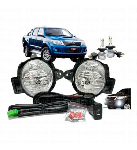 Kit Neblineros Toyota Hilix Kun26 3.0 2015 Vigo Diesel 4wd