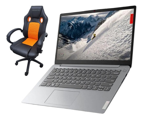 Combo Laptop Lenovo Ryzen3 8 Gb 256 Ssd + Silla Nextep 