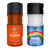  Kit Carpa 150ml E Diluidor Arco Iris 150ml Kamaleão Color Tom Laranja Neon