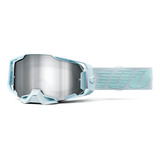 Goggles Motocross 100% Original Armega Fargo Silver Lens
