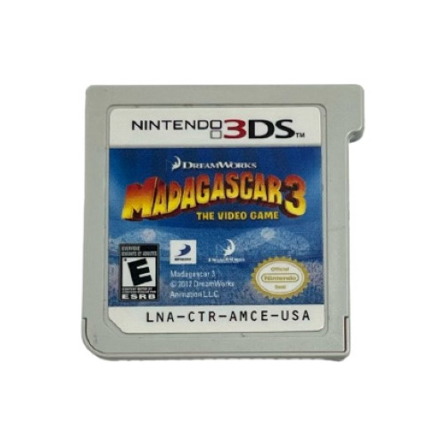 Madagascar 3 Nintendo 3ds 2ds Jogo Original Mídia Física Top