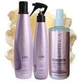 Shampoo E Spray Liss Aneethun + Spray Reconstrutor Losilla 
