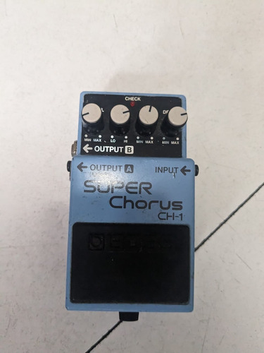 Pedal De Efeito Boss Super Chorus Ch-1  Azul