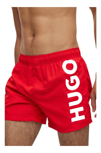 Short Hugo Boss Saba Red/ Traje De Baño - Original Y Nuevo