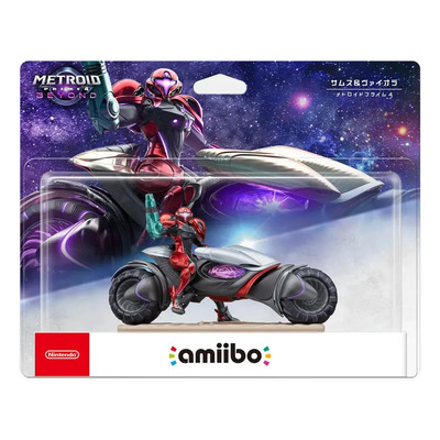 Samus & Violet Nintendo Amiibo Dread Metroid4 Nfc Original