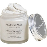 Mary&may Lemon Niacinamide Glow Wash Off Pack 125g K-beauty