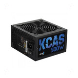 Fonte Atx Kcas 500w 80 Plus Bronze Pfc Ativo Aerocool