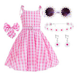  Vestido Disfraz Barbie Para Niñas Mas Accesorios Cosplay Halloween