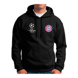 Buzo Hoodie Capota Deportivo Bayern Múnich Fc Champions L H