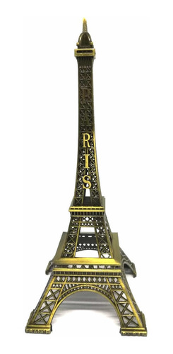 Torre Eiffel 18 Cm Metalica Replica Adorno Subte A Carabobo