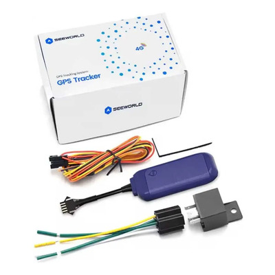 Gps Localizador Vehicular R12l Seeworld Cortacorriente.