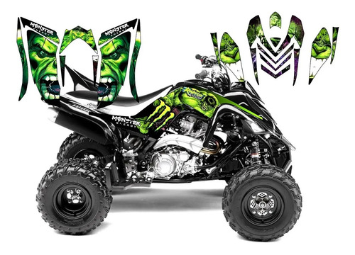 Yamaha Raptor 700 Superhero Edition Graficos Calcas