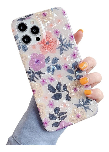 Funda Case Tpu Flowers Antigolpe P/ iPhone 11pro/pro Max/12