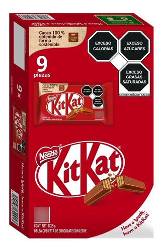 Chocolate Kit Kat 9 Pz