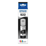 Epson T522 Ecotank Tinta Genuina Negra Botella 522