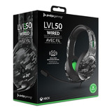 Lvl 50 Stereo Headset Black Camo (pdp) Xbox One / Series X