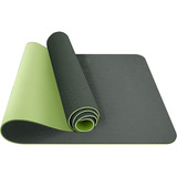 Mat De Yoga 4mm - Importado- Material Tpe Bicolor - Fitpoint