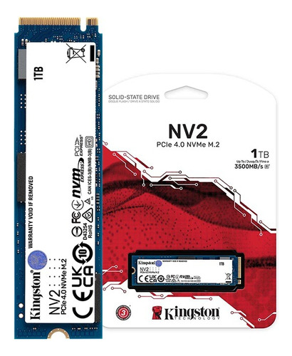 Unidad De Estado Solido Interno 1tb Kingston  Snv2s Nv2 M.2