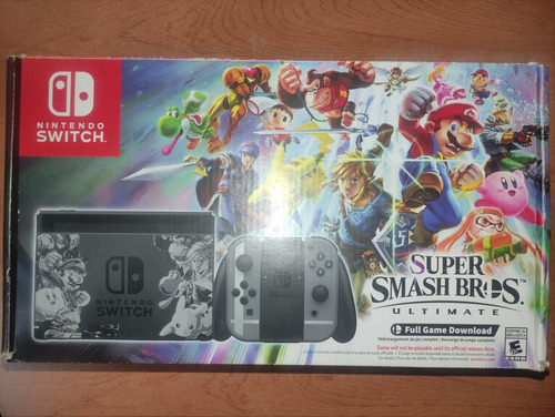 Consola Nintendo Switch Super Smash Bros Ultimate Edition