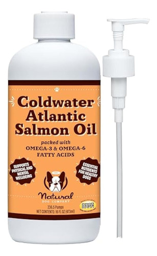 Natural Dog Company Coldwater Atlantic Salmon Oil For Dogs (