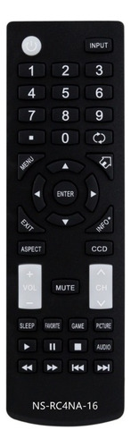 Control Remoto Compatible Con Insignia Tv Ns-rc4na-16 +pilas