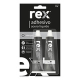 Acero Líquido Adhesivo Gris Resistente Rex 