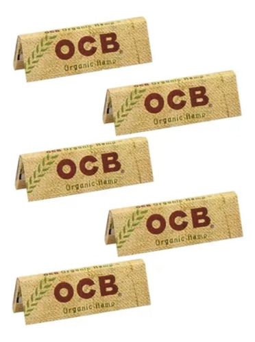 Rolling Papers Cueros Ocb 1 1/4 Organico #9 Combo 5 Cajitas