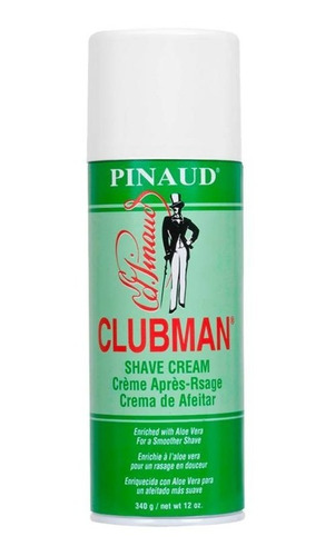 Crema Espuma De Afeitar Rasurar Barba Clubman Pinaud