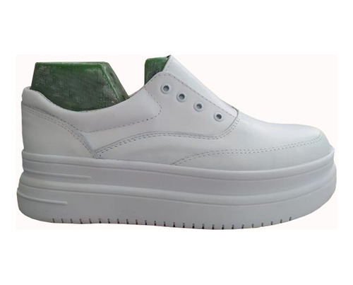 Zapato Blanco Enfermeras Confort Piel