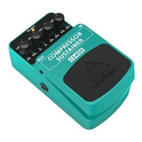 Pedal De Efeito Behringer Compressor Sustainer Cs400 Azul 