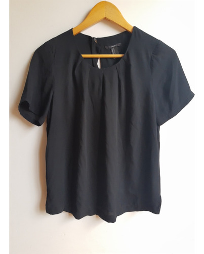 Blusa Forever 21 Negra Mujer S Impecable 