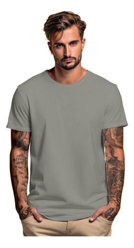 Polera Algodon Manga Corta Hombre Ultra Liviana - Unisex