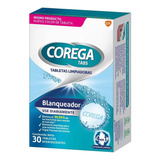 Corega Tabs 3 Minutos Limpiador Y Blanqueador 4 En 1 X 30 Un