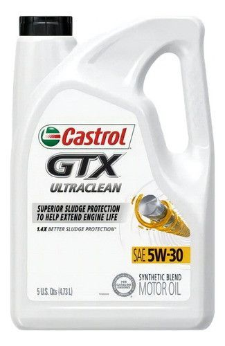 Aceite Semi-sintetico 5w30 Castrol X 4.73lts