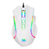 Mouse Gamer Redragon Grifin M607w Blanco Rgb