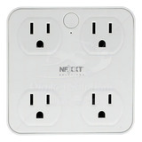 Enchufe Inteligente Nexxt Nhp-t610 Wi-fi 4 Conectores Us /vc Color Blanco