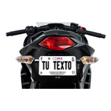 Placas Para Moto 10x15cm Decorativas