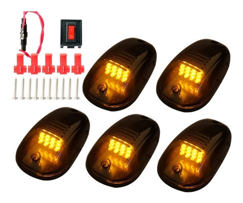 12 Luces Led Para Techo De Cabina De Coche Para Camión Suv N