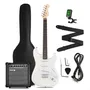 Combo Guitarra Electrica Strato Ampli 15w Efectos Reverb Color White S Material del diapasón Palo de rosa | Mismo precio en cuotas